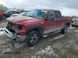 2007 Ford F-150 XLT with VIN 1FTPX145X7FB66846, listed as a Copart auction lot 41988985 with 158,801 mi miles and Salvage Title. Bid and sale history available at carsss.com. Image 1.