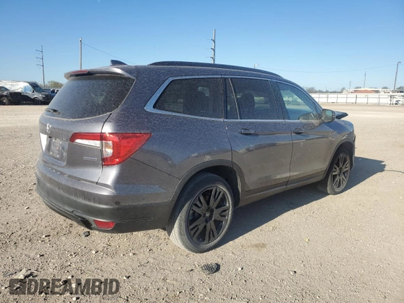 2022 Honda Pilot Special Edition with VIN 5FNYF5H21NB018715, listed as a Copart auction lot 49419895 with 24,296 mi miles and Salvage Title. Bid and sale history available at DreamBid. Image 3.