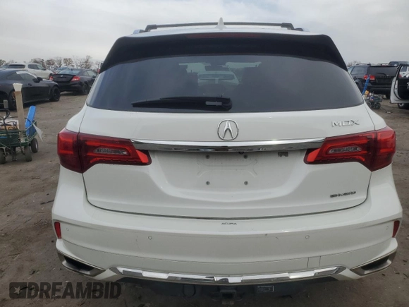 2020 Acura MDX w/Advance Pkg with VIN 5J8YD4H86LL023229, listed as a Copart auction lot 81664934 with 50,123 mi miles and Salvage Title. Bid and sale history available at carsss.com. Image 6.