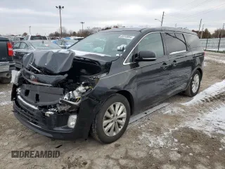 2015 Kia Sedona SX with VIN KNDMC5C13F6022249, listed as a Copart auction lot 83249054 with 0 mi miles and Clean Title. Bid and sale history available at carsss.com. Image 1.