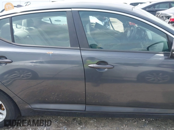 2011 Kia Optima LX with VIN KNAGM4A75B5054483, listed as a IAAI auction lot 41941704 with Not Provided miles and . Bid and sale history available at DreamBid. Image 12.