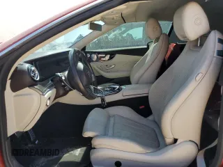 2018 Mercedes-Benz E-Class E 400 with VIN WDD1K6FB1JF033359, listed as a Copart auction lot 48851665 with 49,533 mi miles and Salvage Title. Bid and sale history available at carsss.com. Image 7.