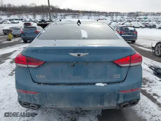2018 Genesis G80 3.3T Sport with VIN KMHGN4JB8JU232780, listed as a IAAI auction lot 41376814 with 134,760 mi miles. Bid and sale history available at carsss.com. Image 16.