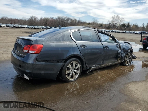2009 Lexus GS 350 with VIN JTHCE96S590023491, listed as a Copart auction lot 53118475 with 0 mi miles and Salvage Title. Bid and sale history available at carsss.com. Image 3.