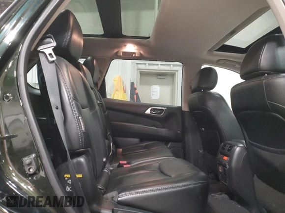 2018 Nissan Pathfinder Platinum with VIN 5N1DR2MM9JC654801, listed as a Copart auction lot 48439965 with 95,823 mi miles and Clean title. Bid and sale history available at DreamBid. Image 12.