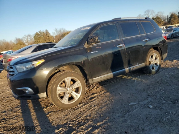 2011 Toyota Highlander Limited with VIN 5TDYK3EH7BS030397, listed as a Copart auction lot 50148135 with 190,330 mi miles and Salvage Title. Bid and sale history available at carsss.com. Image 1.