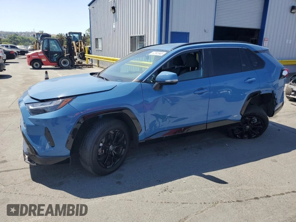 2023 Toyota RAV4 Hybrid SE with VIN 4T3T6RFV2PU110878, listed as a Copart auction lot 62565965 with 48,600 mi miles and Salvage title. Bid and sale history available at DreamBid. Image 1.