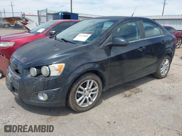 2013 Chevrolet Sonic LT with VIN 1G1JC5SH7D4234042, listed as a IAAI auction lot 42179089 with 132,758 mi miles and . Bid and sale history available at DreamBid. Image 2.