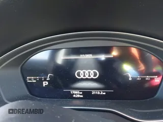 2023 Audi Q5 Premium Plus with VIN WA1BBAFY7P2167227, listed as a IAAI auction lot 42632124 with 17,065 mi miles and . Bid and sale history available at DreamBid. Image 7.