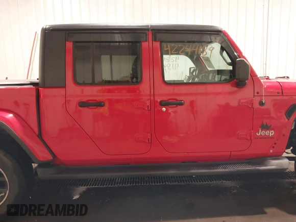 2020 Jeep Gladiator Overland with VIN 1C6HJTFG1LL129994, listed as a IAAI auction lot 42244189 with 46,414 mi miles and . Bid and sale history available at DreamBid. Image 14.