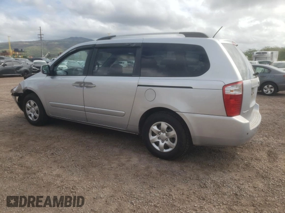 2009 Kia Sedona LX with VIN KNDMB233396300641, listed as a Copart auction lot 52036594 with 126,107 mi miles and Salvage Title. Bid and sale history available at carsss.com. Image 2.