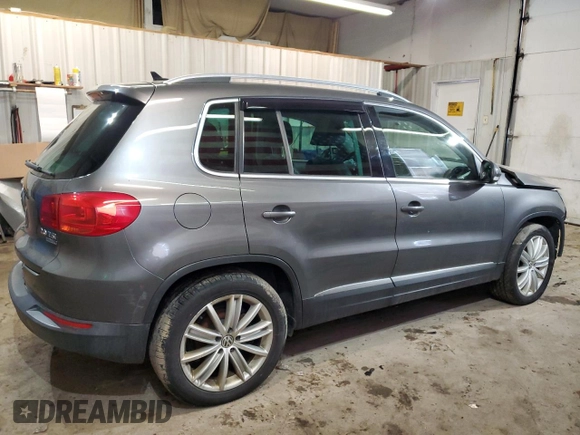 2012 Volkswagen Tiguan SE z VIN WVGBV7AX3CW079482, wystawiony jako Copart lot #47383095 z przebiegiem 144 877 mil mil oraz Szkoda całkowita • Salvage title. Historia ofert i sprzedaży dostępna na DreamBid. Obrazek 3.