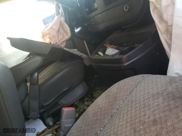 2013 Chevrolet Express Passenger LT with VIN 1GAZG1FGXD1164040, listed as a Copart auction lot 77002594 with 0 mi miles and Salvage Title. Bid and sale history available at carsss.com. Image 8.