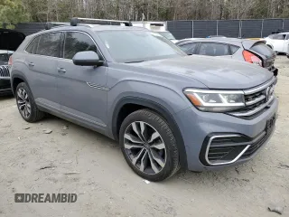 2021 Volkswagen Atlas SEL Premium R-Line with VIN 1V2FE2CA1MC222531, listed as a Copart auction lot 47781305 with 29,002 mi miles and Salvage title. Bid and sale history available at DreamBid. Image 4.