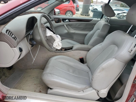 2002 Mercedes-Benz CLK-Class with VIN WDBLK65G02T110501, listed as a Copart auction lot 78306224 with 115,172 mi miles and Salvage Title. Bid and sale history available at carsss.com. Image 7.