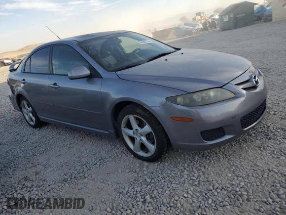 2007 Mazda 6 i Sport VE with VIN 1YVHP84C775M21769, listed as a Copart auction lot 74559704 with 191,361 mi miles and Salvage Title. Bid and sale history available at DreamBid. Image 4.