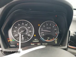 2018 BMW X1 xDrive28i with VIN WBXHT3C36J5F90135, listed as a Copart auction lot 43766955 with 76,530 mi miles and Salvage Title. Bid and sale history available at carsss.com. Image 9.