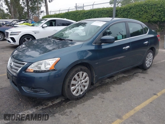 2014 Nissan Sentra S with VIN 3N1AB7AP9EY325863, listed as a IAAI auction lot 42045975 with 143,808 mi miles and . Bid and sale history available at DreamBid. Image 17.