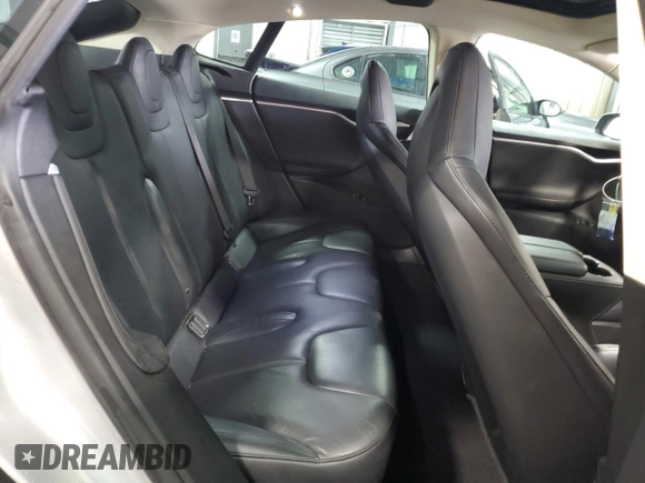 2014 Tesla Model S 60 with VIN 5YJSA1H15EFP51239, listed as a Copart auction lot 59214485 with 153,554 mi miles and Salvage title. Bid and sale history available at DreamBid. Image 10.