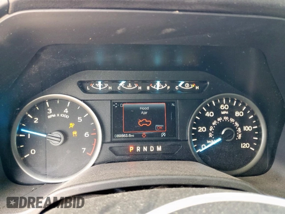 2018 Ford F-150 XL with VIN 1FTEW1CPXJKC79644, listed as a Copart auction lot 62035085 with 89,863 mi miles and Salvage title. Bid and sale history available at DreamBid. Image 9.