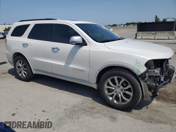 2017 Dodge Durango Citadel with VIN 1C4SDJET0HC824192, listed as a Copart auction lot 55994065 with 101,279 mi miles and Salvage title. Bid and sale history available at DreamBid. Image 4.