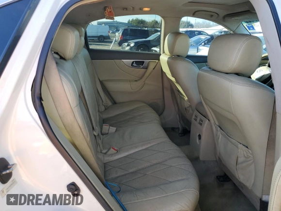 2009 Infiniti FX z VIN JNRAS18U59M102556, wystawiony jako Copart lot #86925744 z przebiegiem 164 802 mil mil oraz Szkoda całkowita • Salvage title. Historia ofert i sprzedaży dostępna na DreamBid. Obrazek 10.
