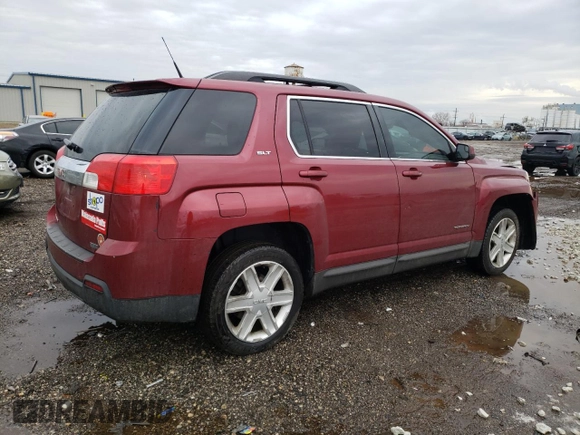 2012 GMC Terrain SLT-1 with VIN 2GKALUEK0C6241425, listed as a Copart auction lot 47855355 with 217,881 mi miles and Salvage Title. Bid and sale history available at carsss.com. Image 3.