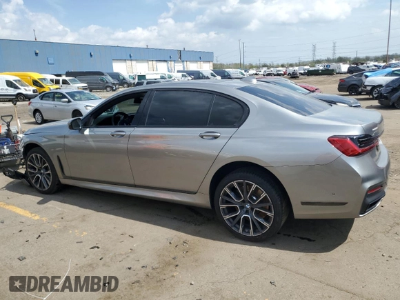 2022 BMW 7 Series 750i xDrive with VIN WBA7U2C09NCJ69088, listed as a Copart auction lot 54895725 with 12,893 mi miles and Clean title. Bid and sale history available at DreamBid. Image 2.