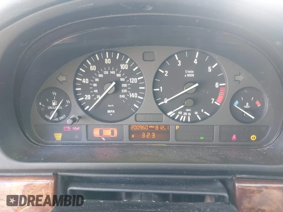 2001 BMW 5 Series 525i with VIN WBADT43401GX23027, listed as a IAAI auction lot 41488393 with 200,960 mi miles and . Bid and sale history available at DreamBid. Image 6.