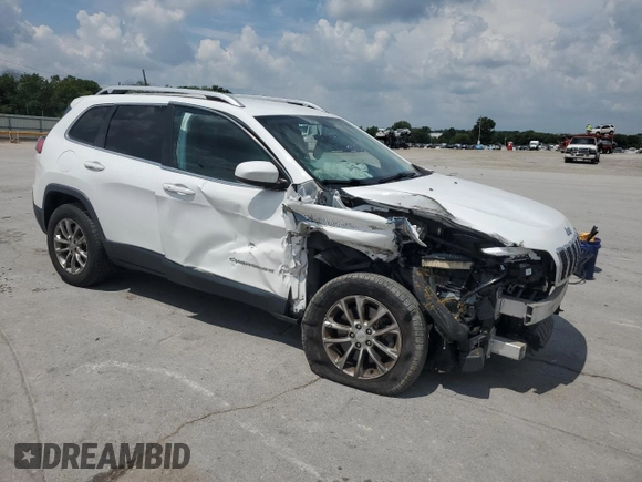 2019 Jeep Cherokee Latitude Plus with VIN 1C4PJMLX6KD106282, listed as a Copart auction lot 63576375 with 78,207 mi miles and Salvage title. Bid and sale history available at DreamBid. Image 4.