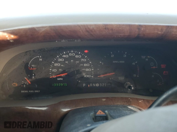 2003 Ford F-250 XL with VIN 1FTNW21P03EC70140, listed as a Copart auction lot 60461875 with 133,397 mi miles and Clean title. Bid and sale history available at DreamBid. Image 9.