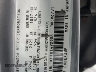 2011 Mazda 3 GX with VIN JM1BL1KF1B1472986, listed as a Copart auction lot 41957805 with 196,693 mi miles and Clean Title. Bid and sale history available at carsss.com. Image 13.