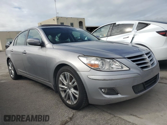 2011 Hyundai Genesis with VIN KMHGC4DF5BU127037, listed as a Copart auction lot 75053954 with Not Provided miles and Non Repairable. Bid and sale history available at carsss.com. Image 4.