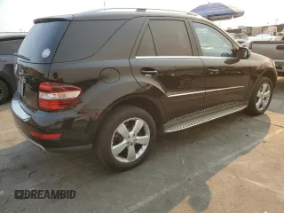 2009 Mercedes-Benz M 3.5L with VIN 4JGBB56E49A525018, listed as a Copart auction lot 41614175 with 154,428 mi miles and Salvage Title. Bid and sale history available at carsss.com. Image 3.