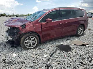 2018 Chrysler Pacifica Touring Plus with VIN 2C4RC1FG9JR356821, listed as a Copart auction lot 65115115 with 59,593 mi miles and Non repairable. Bid and sale history available at DreamBid. Image 1.