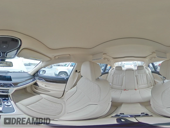 2020 BMW 7 Series 750i xDrive with VIN WBA7U2C05LGJ59504, listed as a Copart auction lot 42771535 with 20,496 mi miles and Salvage Title. Bid and sale history available at carsss.com. Image 14.