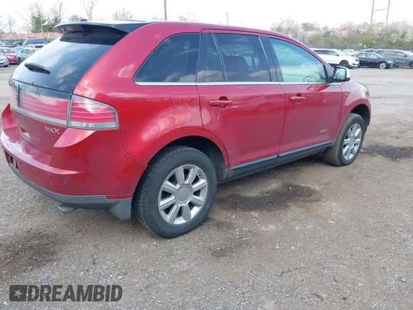 2007 Lincoln MKX with VIN 2LMDU68C77BJ02928, listed as a IAAI auction lot 41921913 with 101,100 mi miles. Bid and sale history available at carsss.com. Image 4.