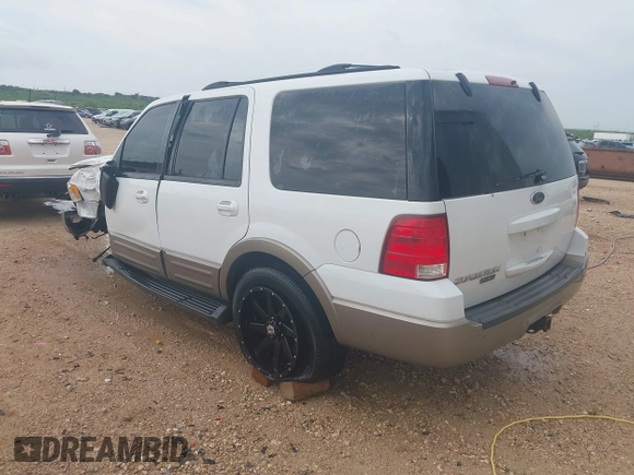 2003 Ford Expedition Eddie Bauer z VIN 1FMFU18L73LA67177, wystawiony jako IAAI lot #42137354 z przebiegiem 189 359 mil mil oraz . Historia ofert i sprzedaży dostępna na DreamBid. Obrazek 3.