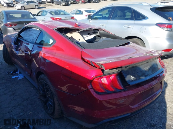 2021 Ford Mustang EcoBoost with VIN 1FA6P8TH5M5133065, listed as a IAAI auction lot 41163036 with 39,136 mi miles. Bid and sale history available at carsss.com. Image 3.