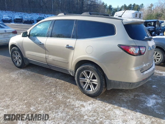 2015 Chevrolet Traverse LT with VIN 1GNKVHKDXFJ389653, listed as a IAAI auction lot 41349149 with 141,516 mi miles and . Bid and sale history available at DreamBid. Image 3.