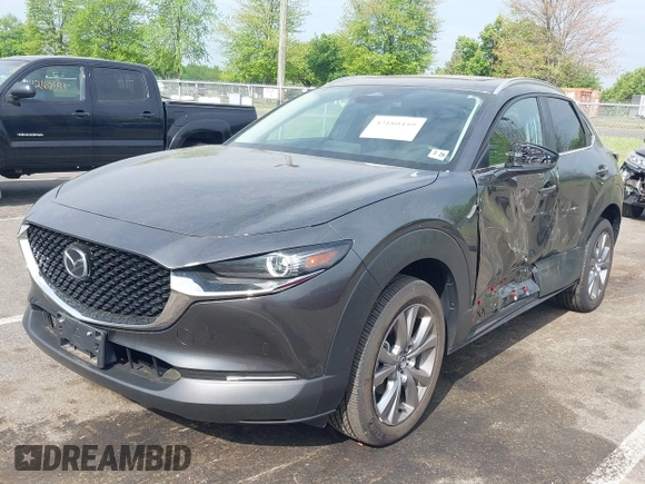 2024 Mazda CX-30 S Carbon Edition with VIN 3MVDMBCM5RM665341, listed as a IAAI auction lot 42180459 with 4,496 mi miles and . Bid and sale history available at DreamBid. Image 17.