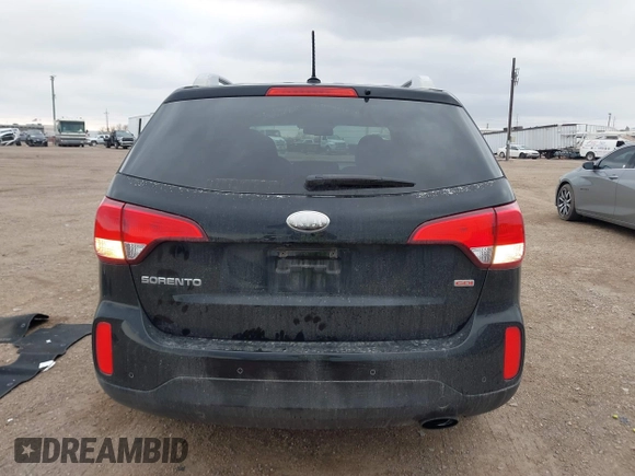 2014 Kia Sorento LX with VIN 5XYKT3A64EG483756, listed as a IAAI auction lot 41472374 with 118,660 mi miles. Bid and sale history available at carsss.com. Image 16.