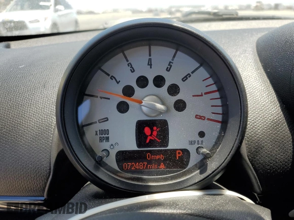 2013 MINI Countryman S with VIN WMWZC3C58DWP20864, listed as a Copart auction lot 64034385 with 72,487 mi miles and Clean title. Bid and sale history available at DreamBid. Image 9.