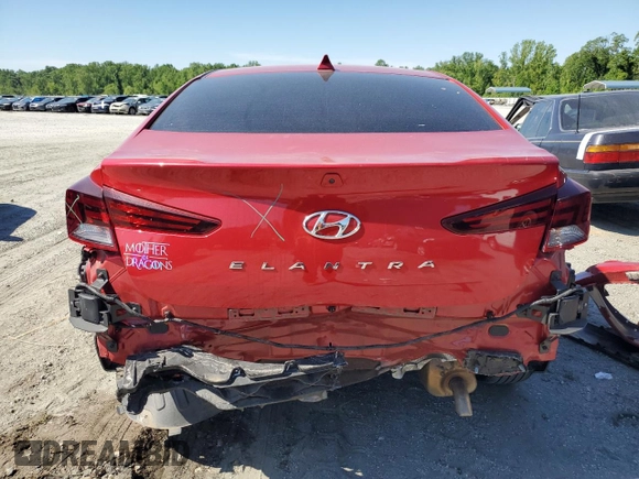 2020 Hyundai Elantra SEL z VIN 5NPD84LF1LH552891, wystawiony jako Copart lot #55763045 z przebiegiem 27 332 mil mil oraz Szkoda całkowita • Salvage title. Historia ofert i sprzedaży dostępna na DreamBid. Obrazek 6.