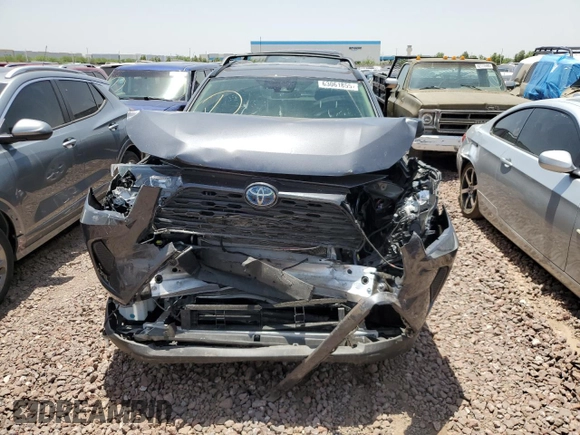 2019 Toyota RAV4 Hybrid LE with VIN JTMLWRFV9KD042648, listed as a Copart auction lot 63061855 with 33,022 mi miles and Salvage title. Bid and sale history available at DreamBid. Image 5.