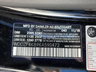 2019 Mercedes-Benz E-Class E 300 with VIN WDDZF4KB9KA590472, listed as a Copart auction lot 49493925 with 45,025 mi miles and Clean Title. Bid and sale history available at carsss.com. Image 13.
