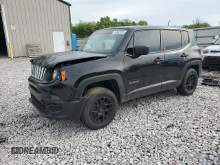 2018 Jeep Renegade Sport with VIN ZACCJBAH7JPH40618, listed as a Copart auction lot 55832695 with 34,869 mi miles and Salvage title. Bid and sale history available at DreamBid. Image 1.
