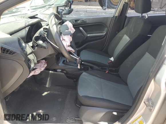 2019 Ford Fiesta S with VIN 3FADP4AJ8KM130044, listed as a Copart auction lot 59576795 with 56,197 mi miles and Salvage title. Bid and sale history available at DreamBid. Image 7.