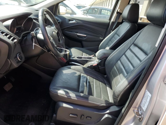 2016 Ford Escape Titanium with VIN 1FMCU9J9XGUC08422, listed as a Copart auction lot 50080525 with 40,370 mi miles and Salvage Title. Bid and sale history available at carsss.com. Image 7.