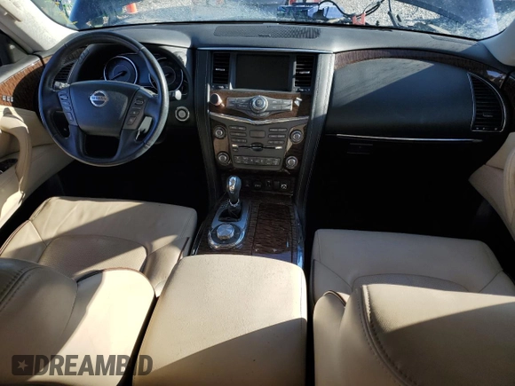 2019 Nissan Armada SV with VIN JN8AY2NC5K9584202, listed as a Copart auction lot 85111424 with Not Provided miles and Salvage Title. Bid and sale history available at carsss.com. Image 8.